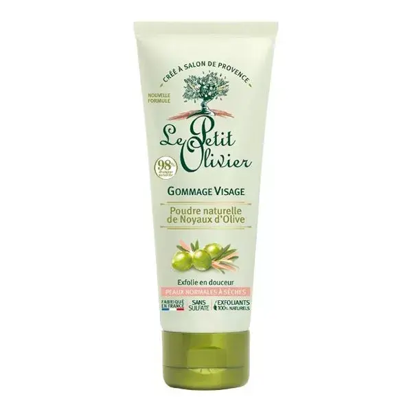 Le Petit Olivier - Esfoliante Facial - Pó Natural de Semente de Azeitona 75ml