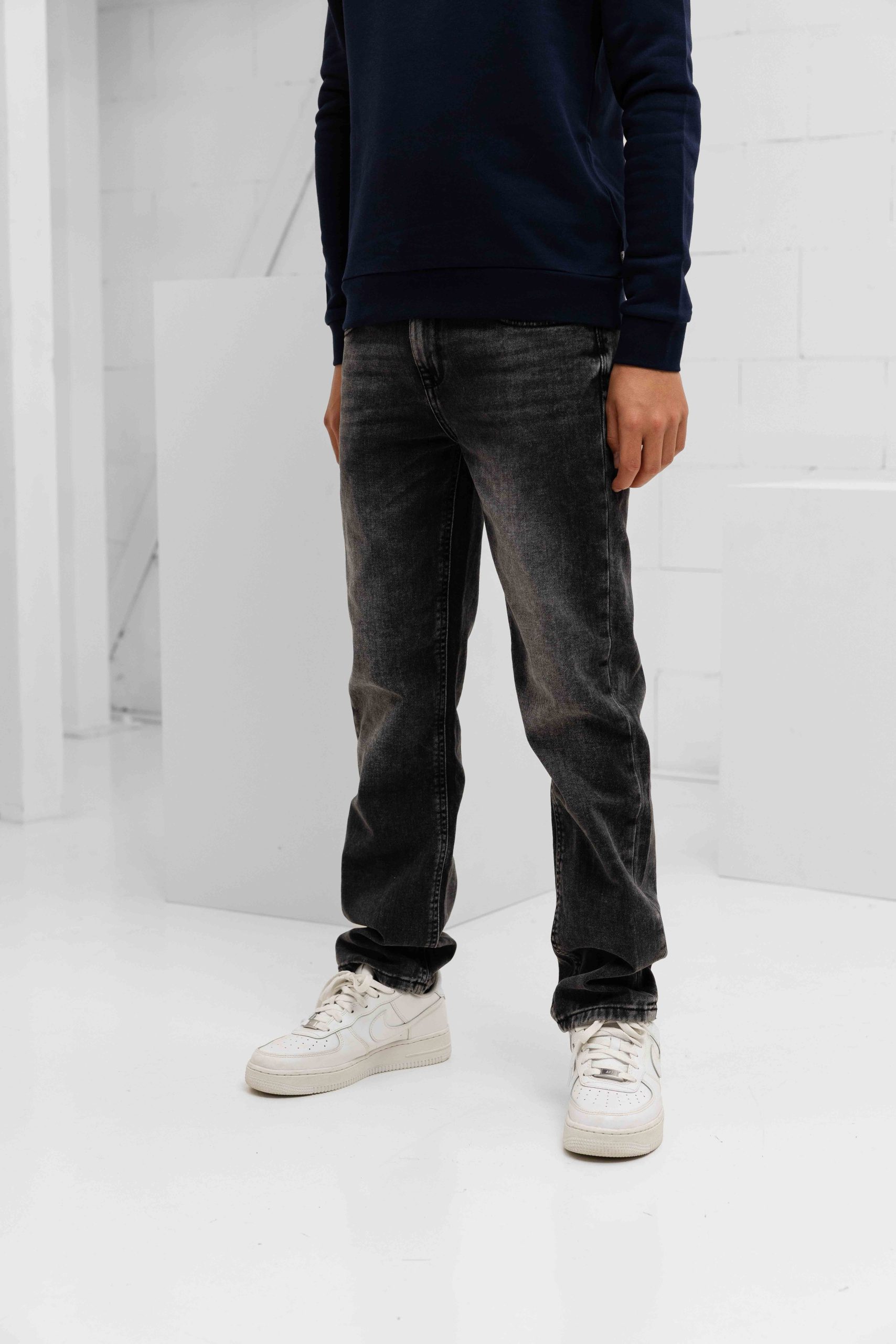Raizzed Denver Straight Jeans Kids Donkergrijs