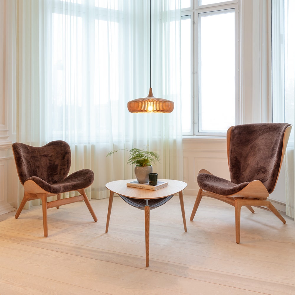 Umage Clava Dine Wood houten lampenkap naturel - Ã 43 cm