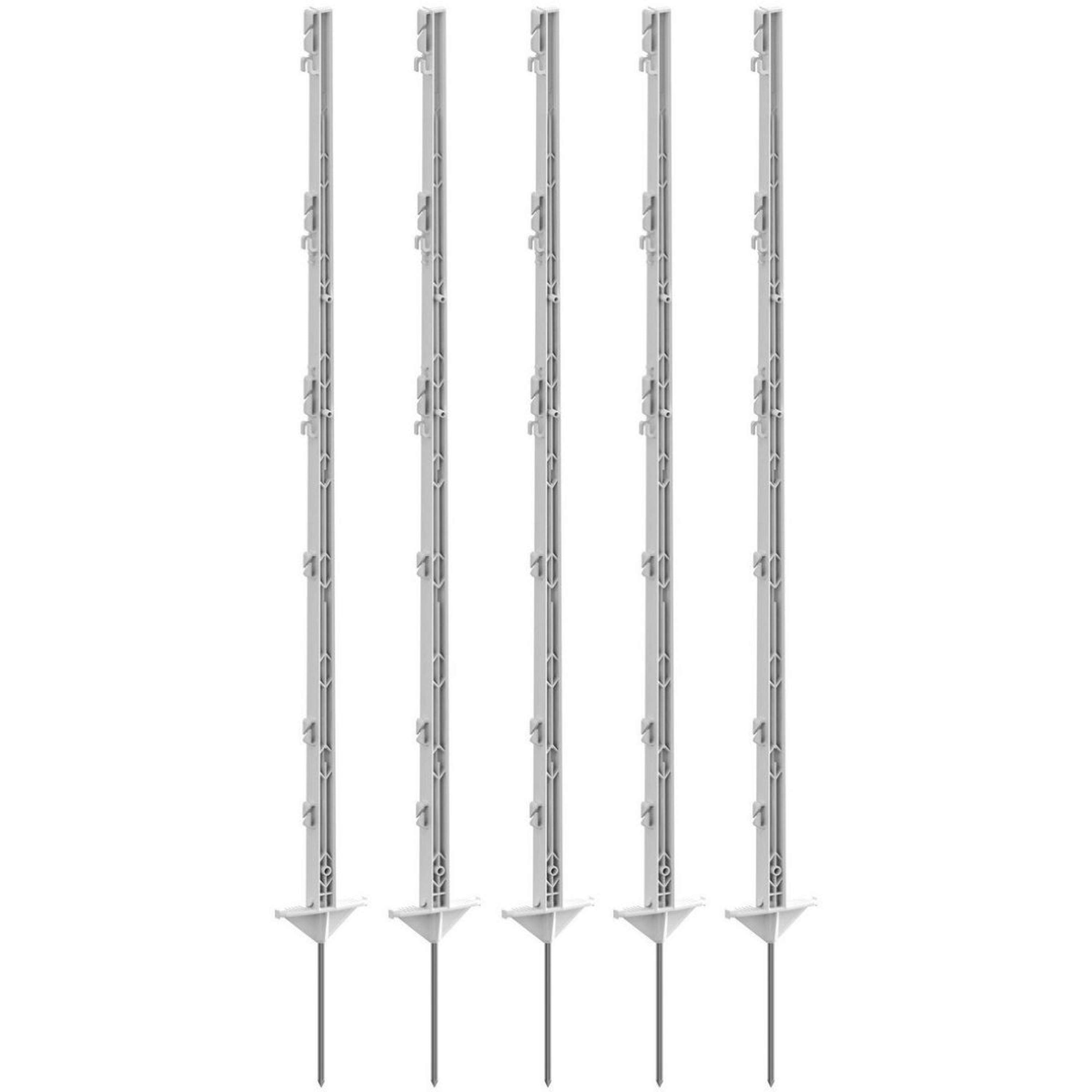 Ako Weidepaal Classic Dubbel 125cm 5 Stuks Wit