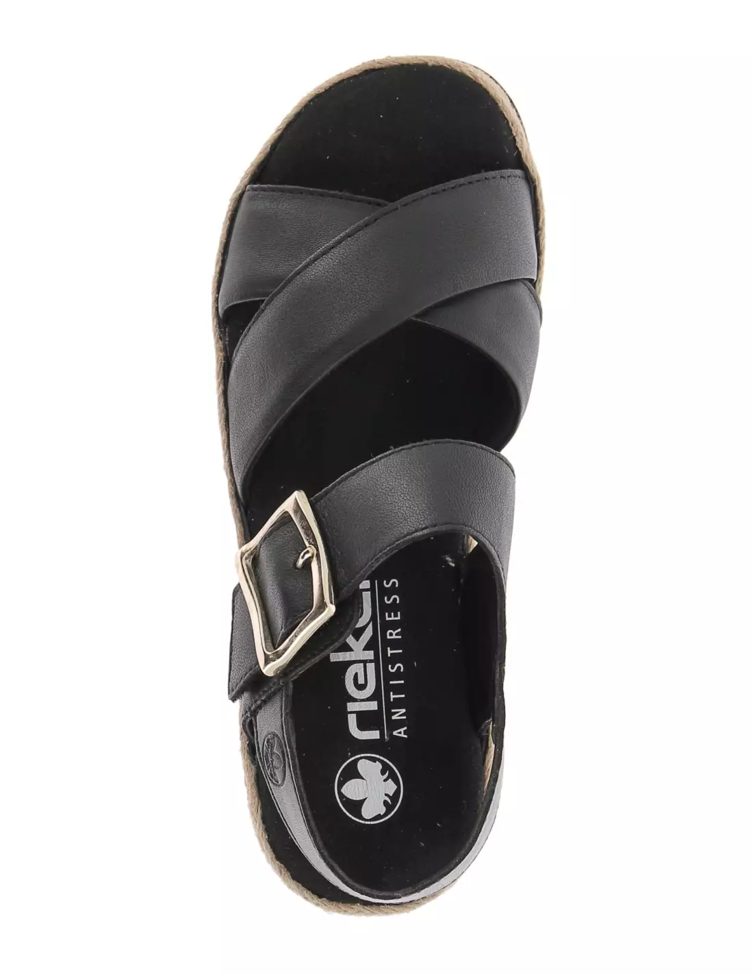 RIEKER V7951-00 - Sandales & nu-pieds Schwarz