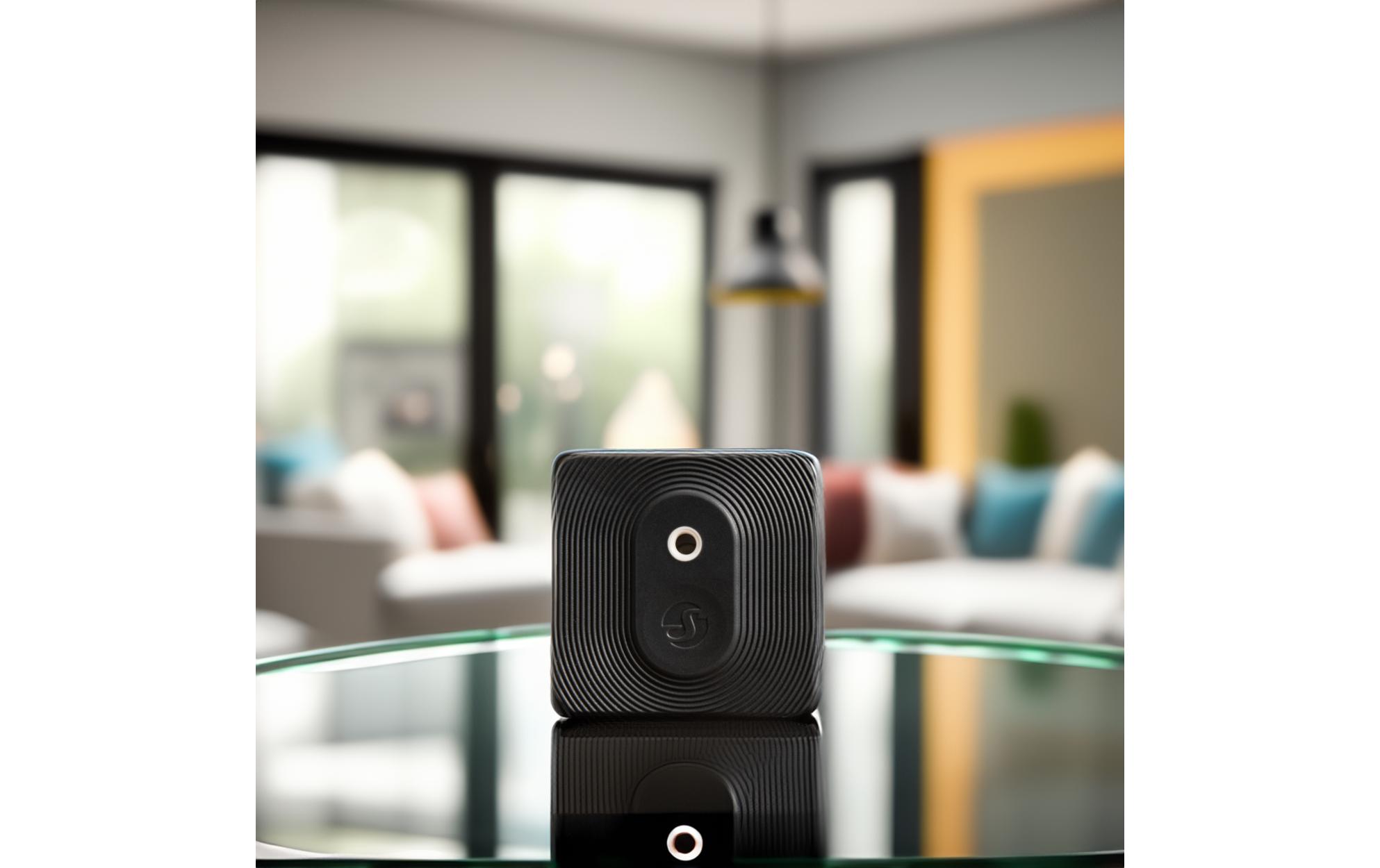 Smart Home Blu H&T SchwarzBluetooth-gesteuerter Temperatur- und Luftfeuchtigkeitssensor