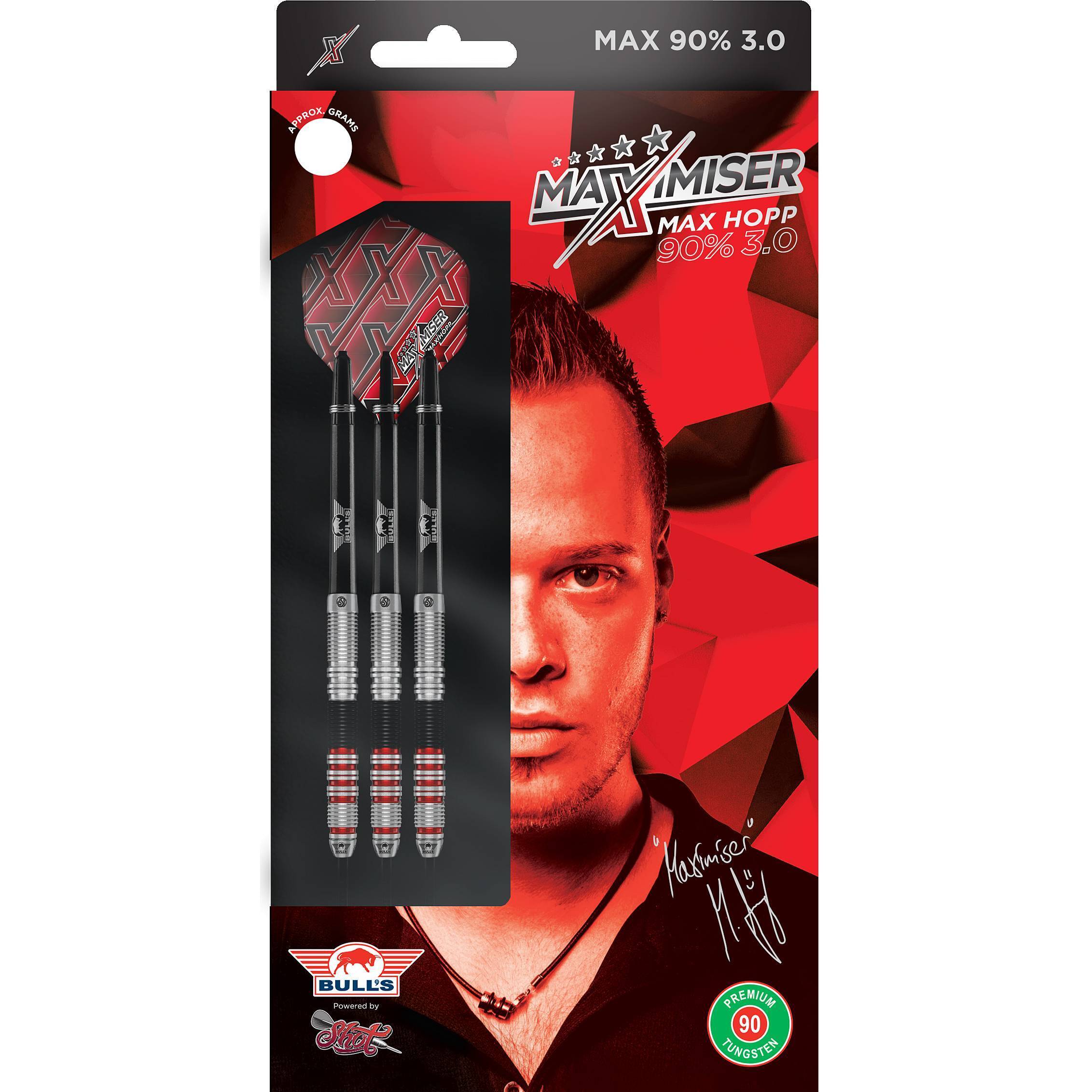 Bull' NL - Max Hopp 90% 3.0 - Steeldart