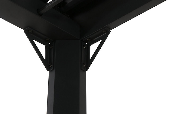 Tonnelle Sanba GoodHome noir h.2,67 m x l.3 m x p.3m