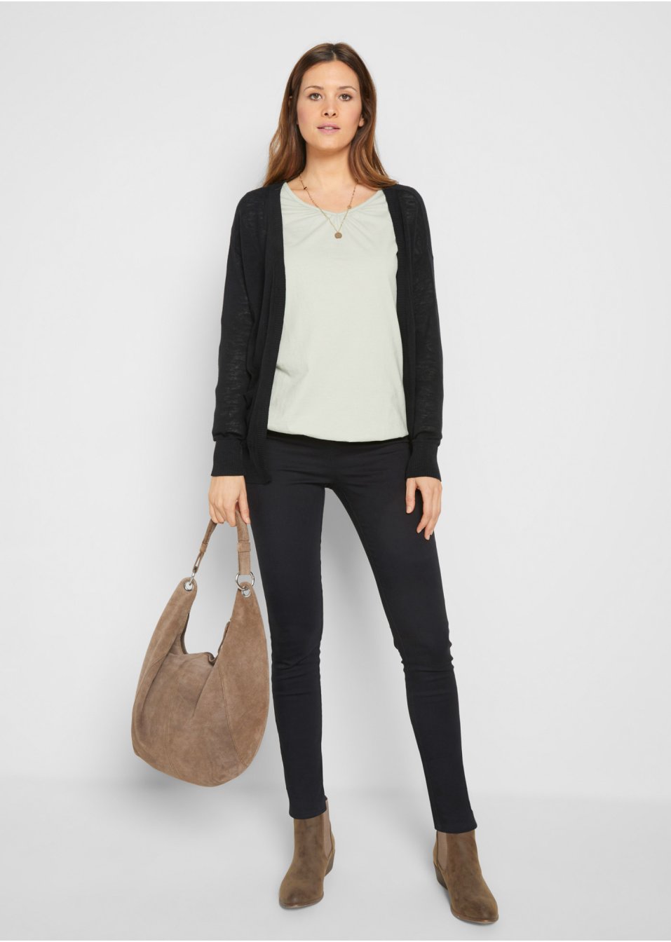 Gilet en maille avec poches