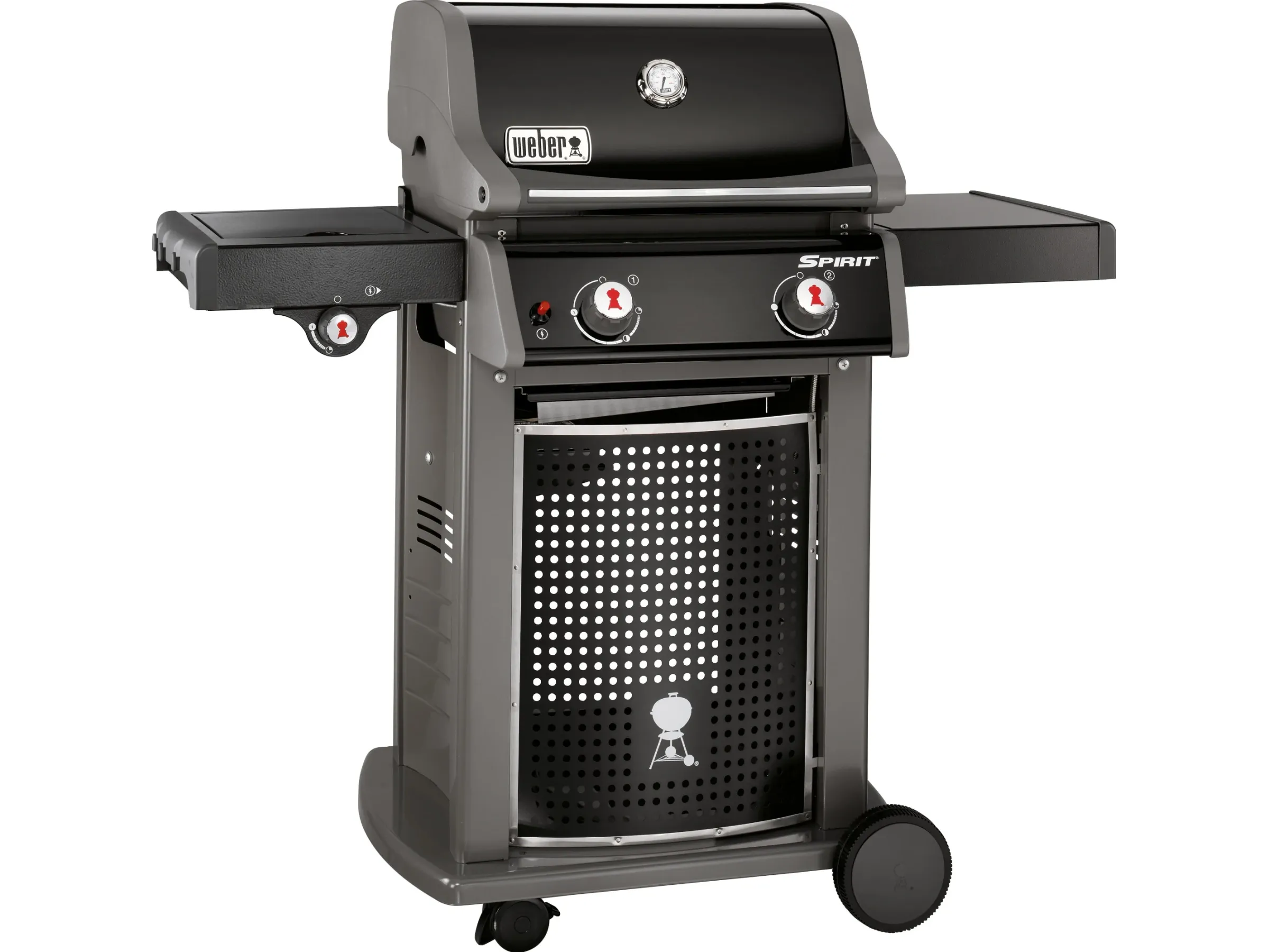 Weber Gasgrill Spirit E-220 Classic mit 2 Brennern und Seitenbrenner Schwarz