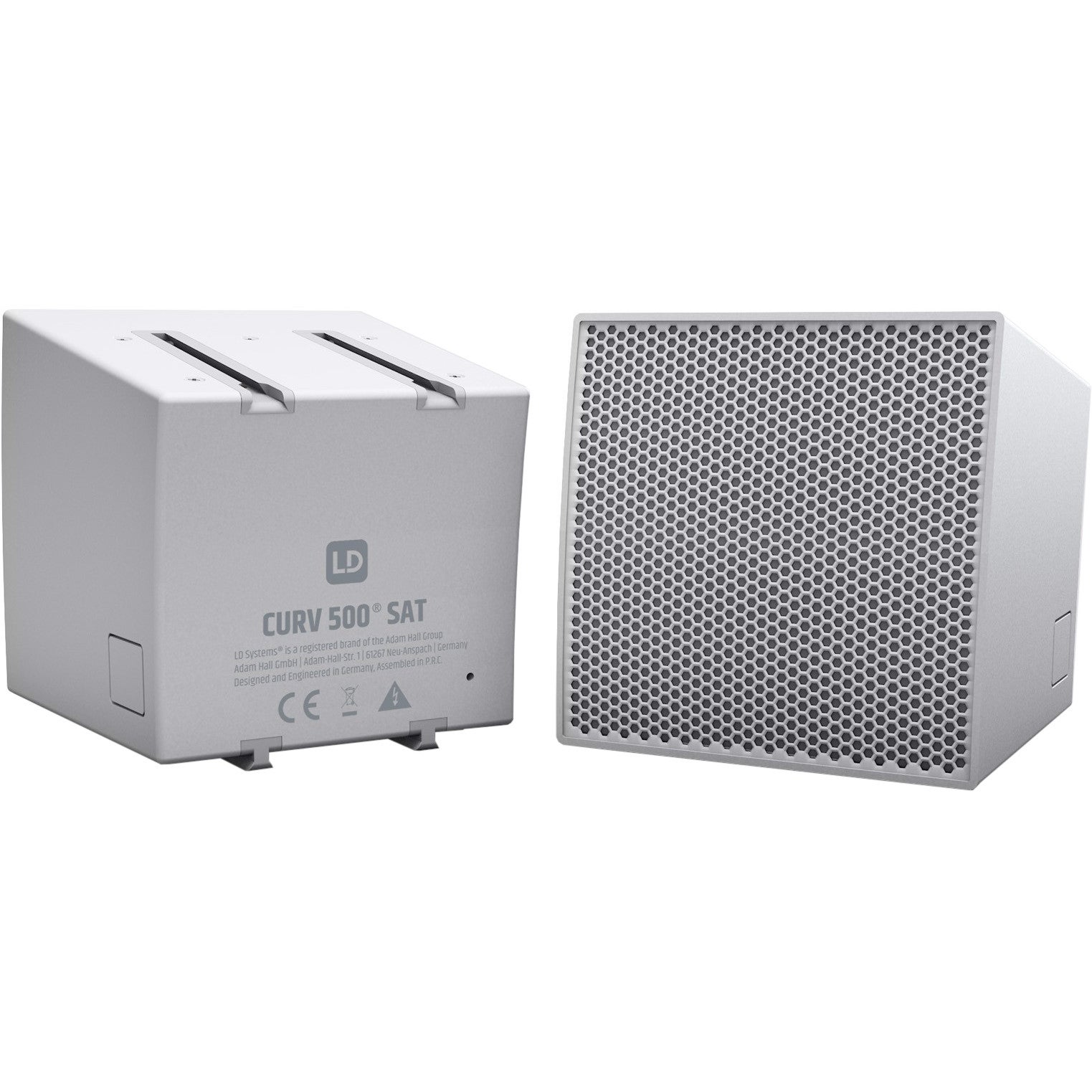 LD Systems CURV 500 S2 W set satellietspeakers, wit (2 stuks)