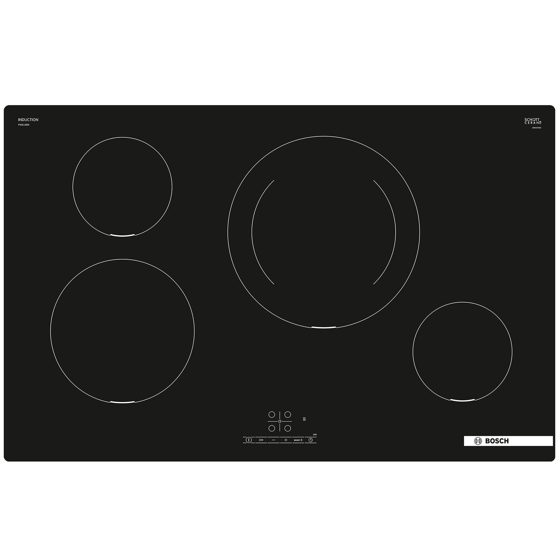 BOSCH Einbau-Backofenset HBD234FB85 - Induktion - A