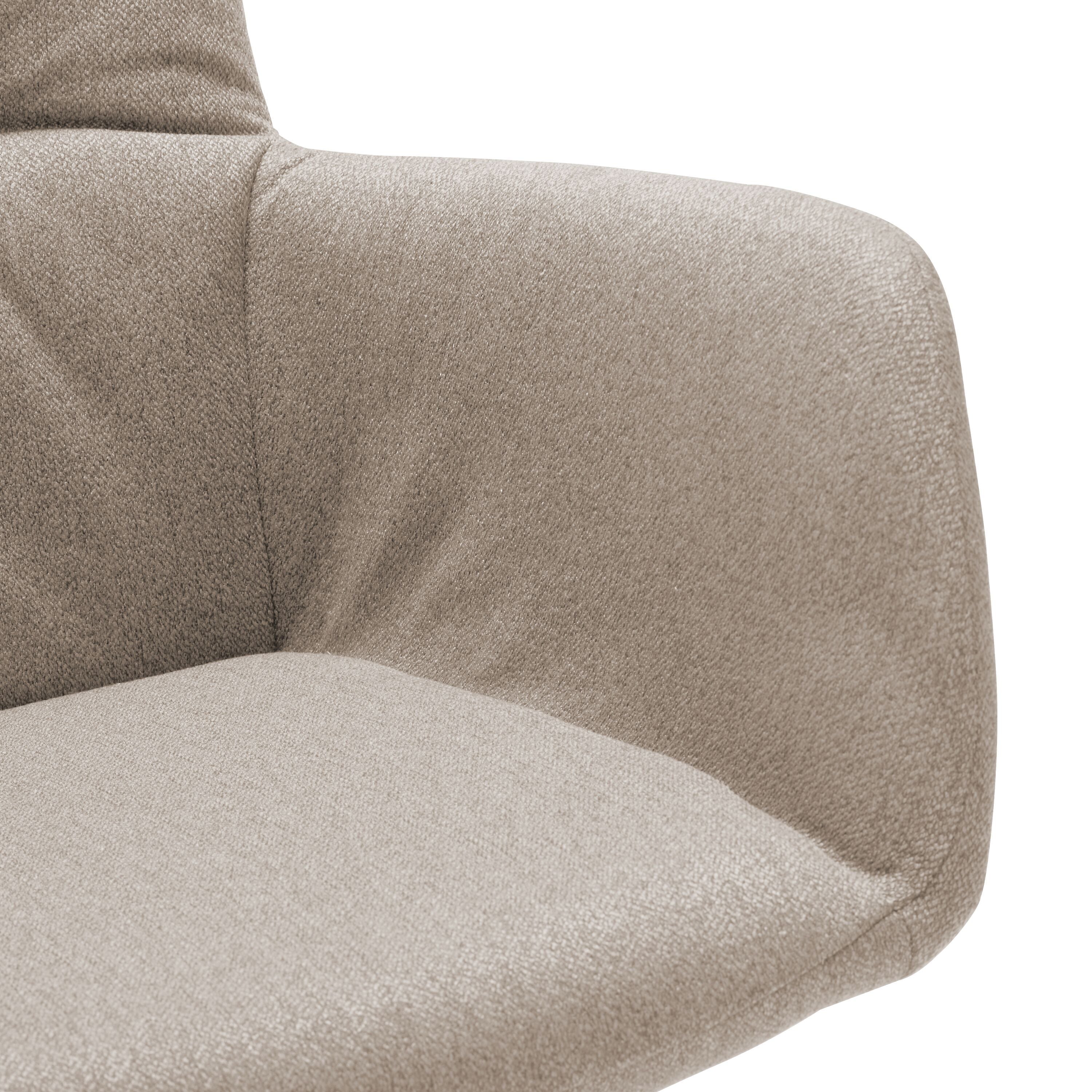 NAVIGLI II Stuhl - Beige / B: 58.0 cm x T: 61.0 cm x H: 89.0 cm