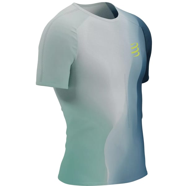 T-shirt running COMPRESSPORT PERFORMANCE SS TSHIRT M NIAGARA BLUE