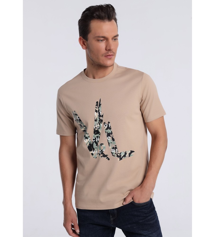 Victorio & Lucchino, Camiseta de Manga Curta V&L 132457 Marrom