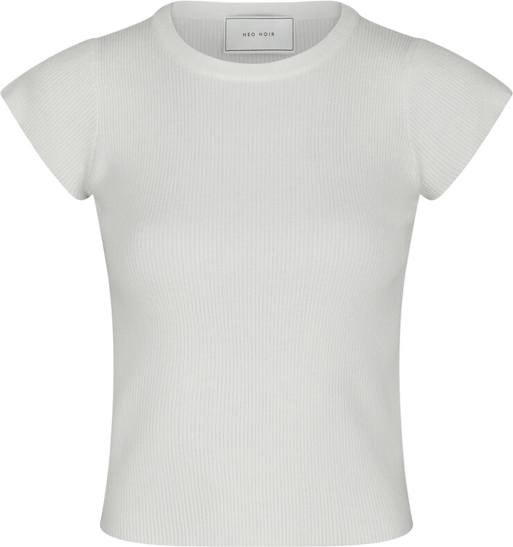 Neo Noir Tirra Knit Tee Off white