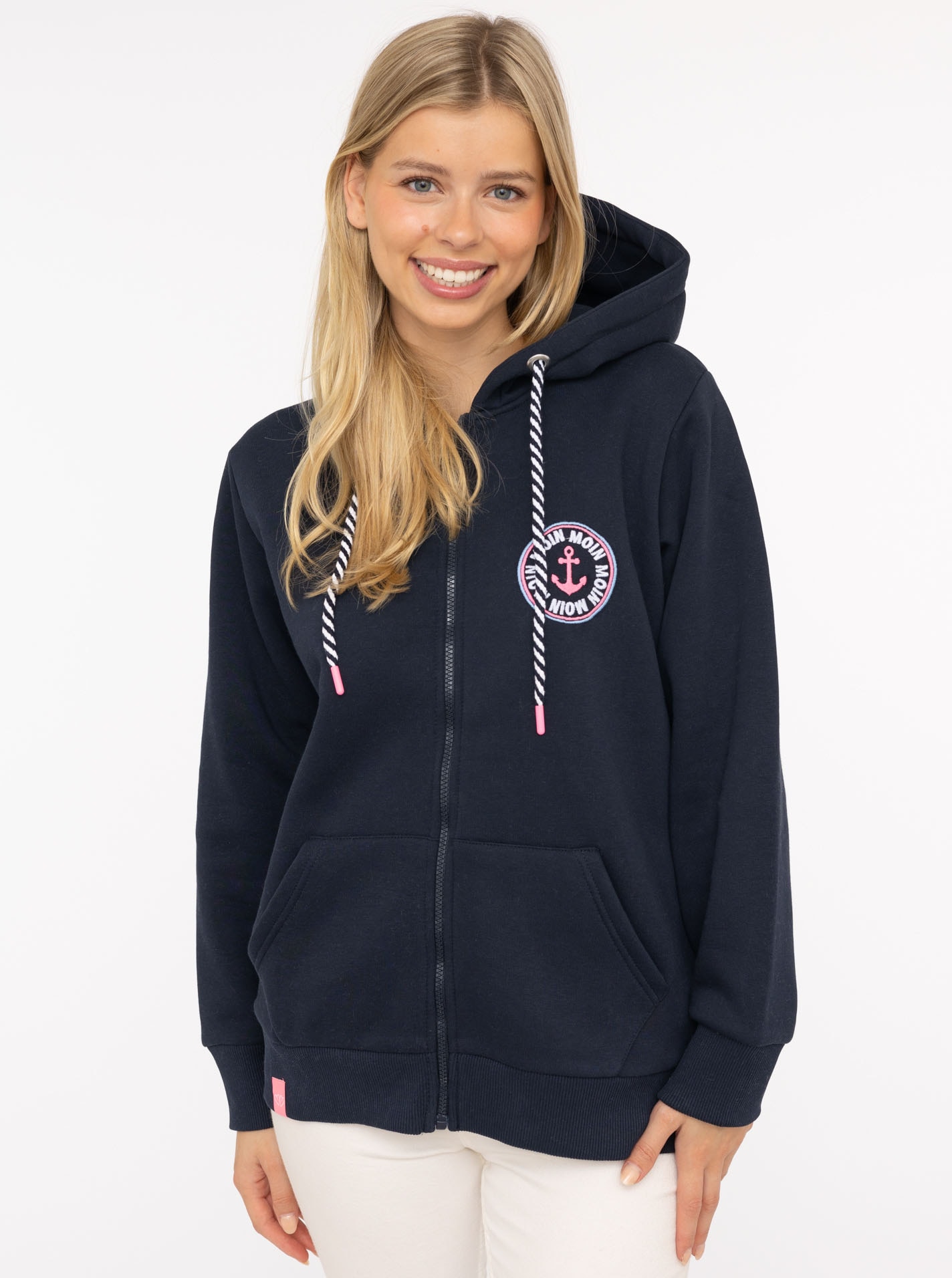 Zwillingsherz Kapuzensweatjacke »