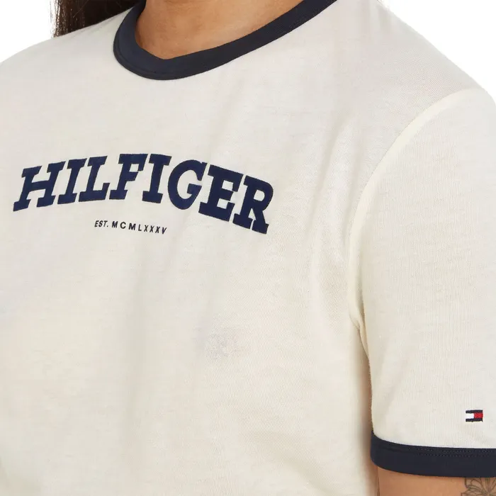 Tommy Hilfiger Monotype Flock Shirt Dames