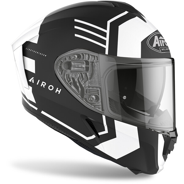 Airoh - Casque Spark Thrill Noir Mat / Blanc
