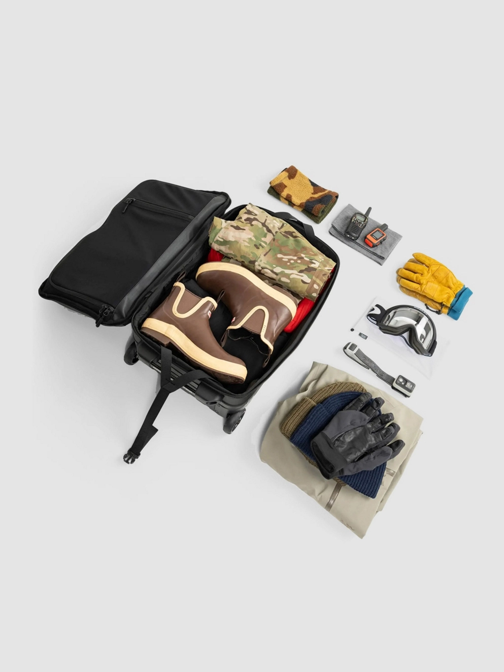 Herschel All Season Hybrid Roller Travel Bag pineneedle eq camo