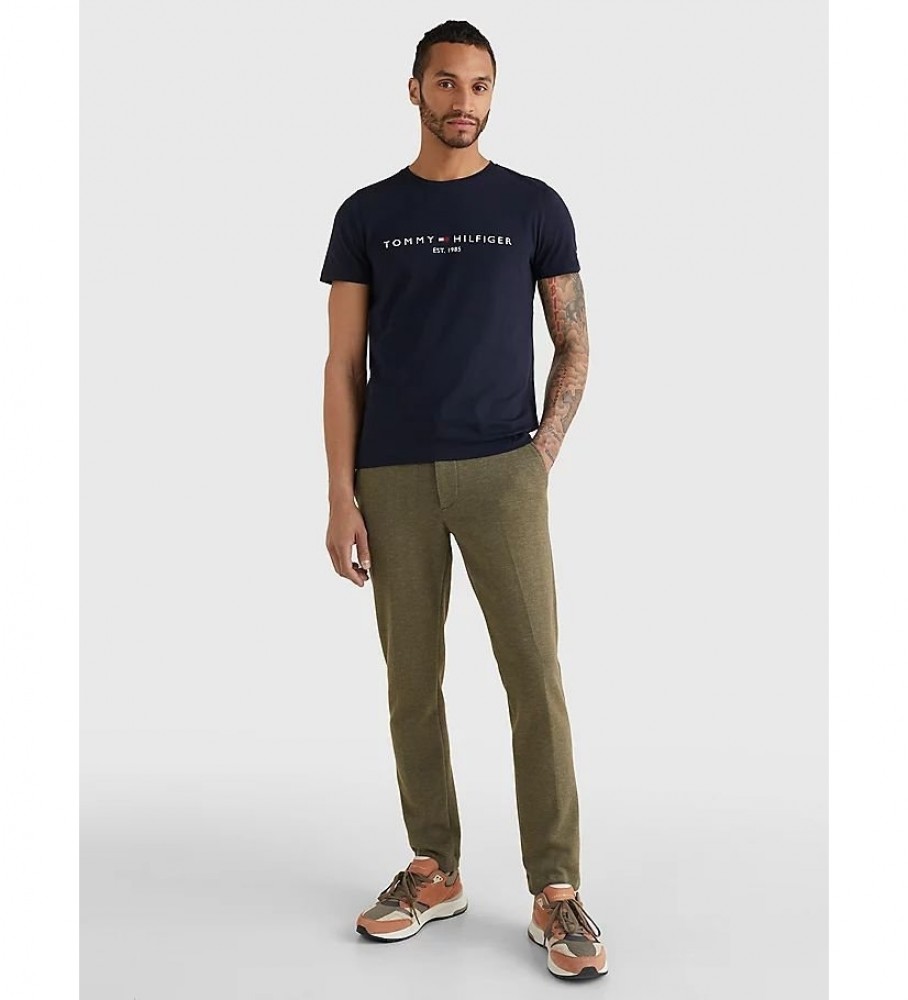 Camiseta Tommy Hilfiger Core Logo, azul marinho