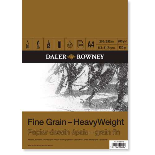 DALER-ROWNEY Zeichenblock, 200g/qm