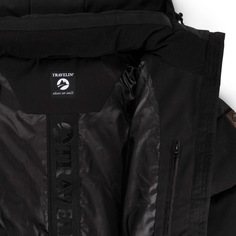 Travelin Norra - Jas - Zwart - 2XL