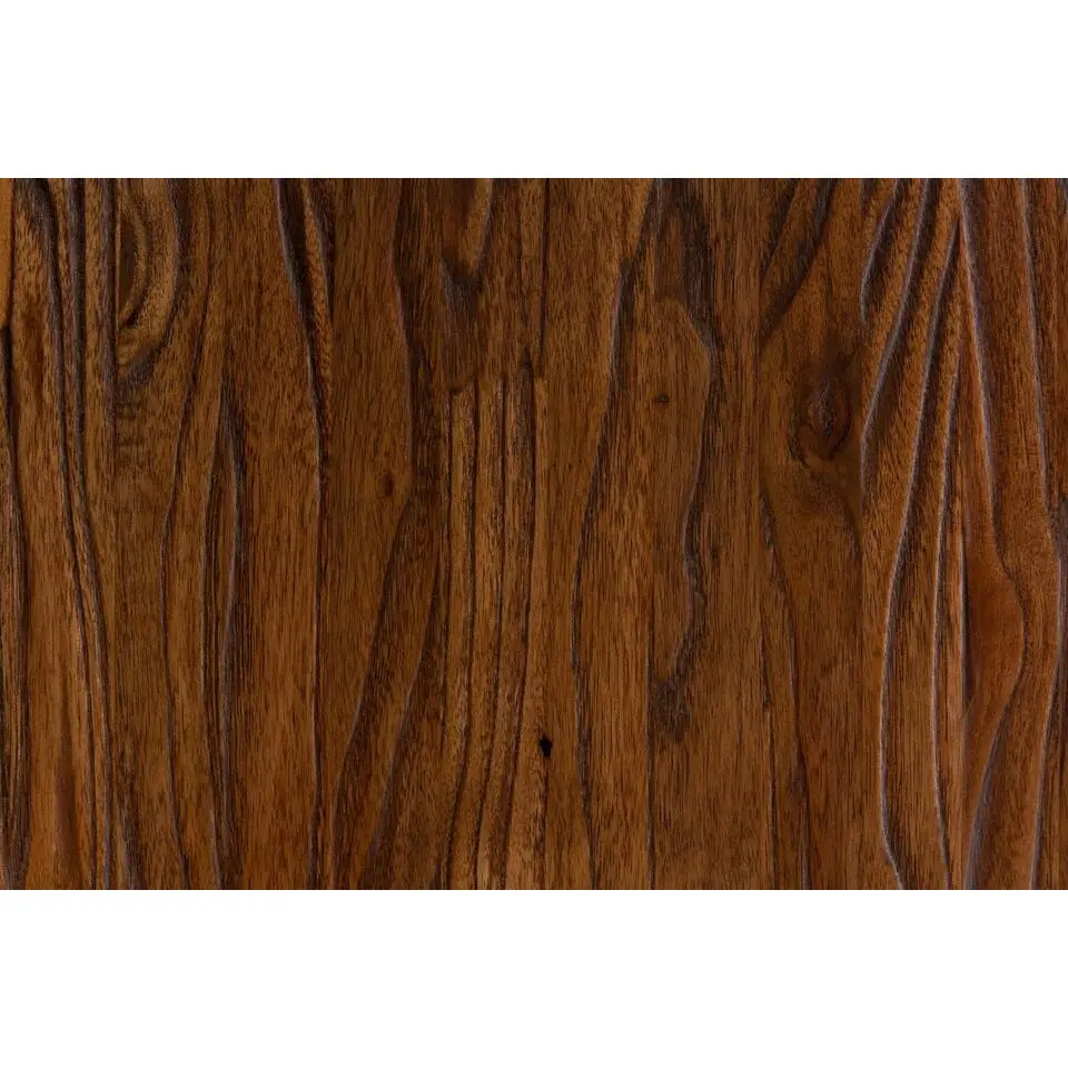 CLP Barkruk Skelde zwart Frame - Hout - walnoot