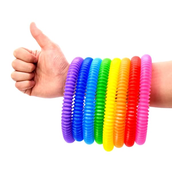 4-Pak - Pop Tube - Fidget Toys - Leke / Sensorisk