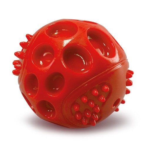 Bola super resistente, cor vermelha