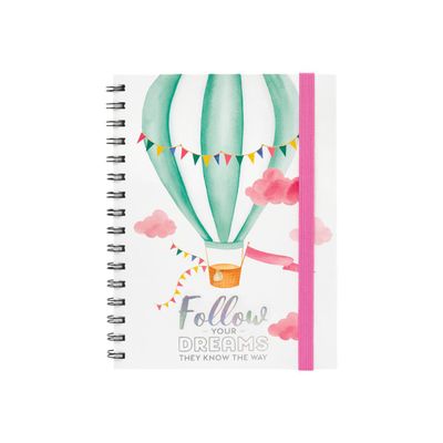 Legami - Carnet de notes - A5 - 200 pages - ligné - air balloon