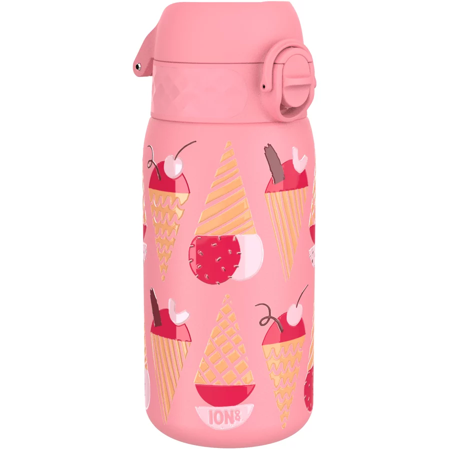 ion8 Kindertrinkflasche auslaufsicher 400 ml Eiscreme  rose