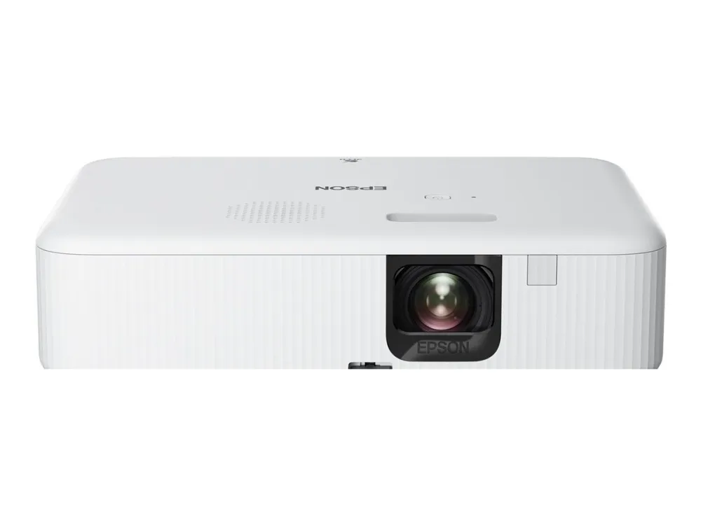 Epson CO-FH02 - 3LCD-projektor - bærbar - 3000 lumen (hvid) - 3000 lumen (farve) - Full HD (1920 x 1080) - 16:9 - 1080p - sort/hvid - Android TV