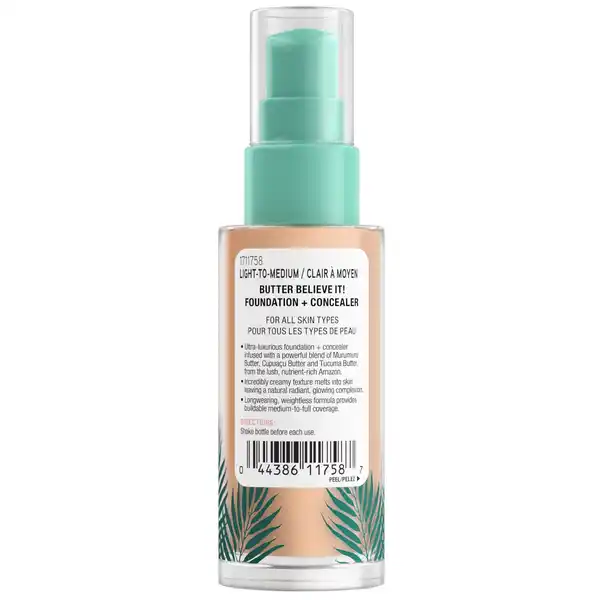Butter Believe it! Foundation & Concealer Light to Medium