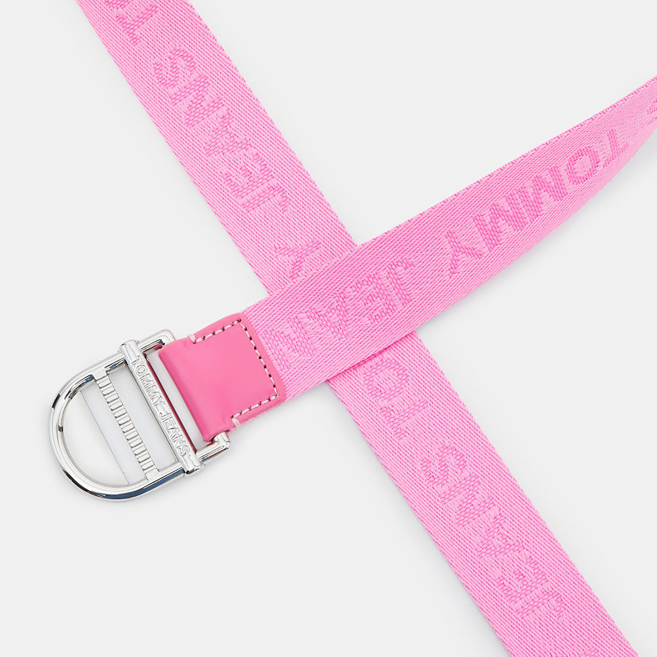 Tommy Jeans Ceinture en tissu rose