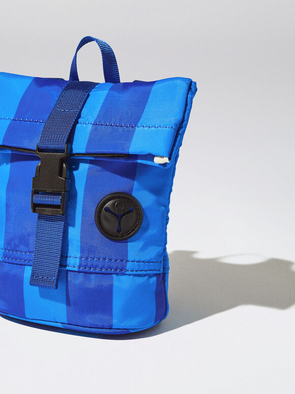 Mochila ajustável para cães - Azul