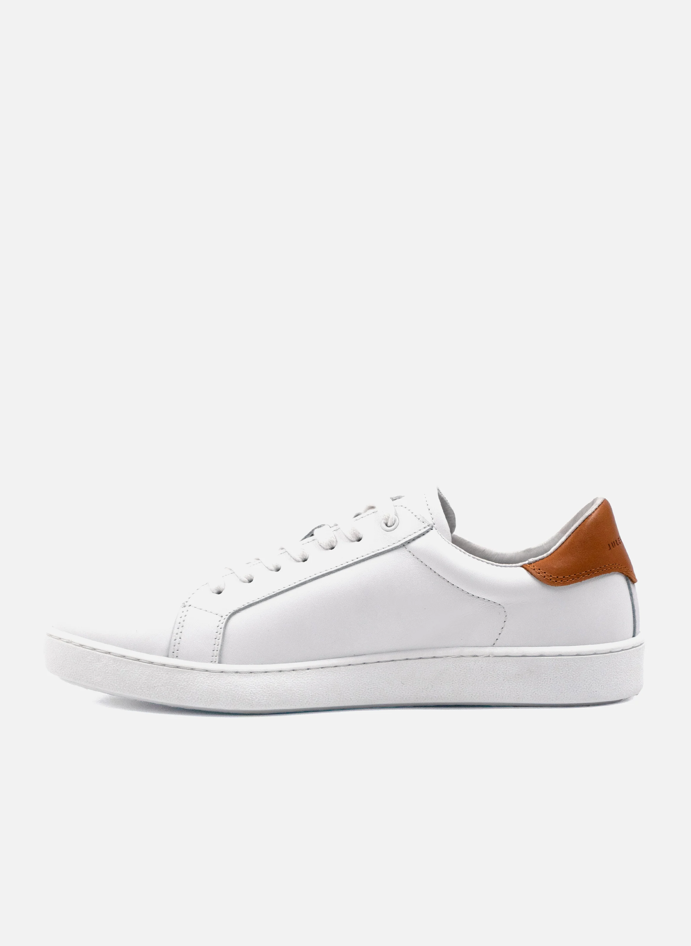 Tennis lacet homme cuir | Blanc