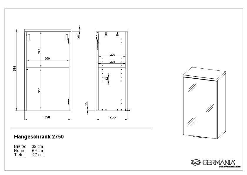 Hängeschrank HARPER Grömitz