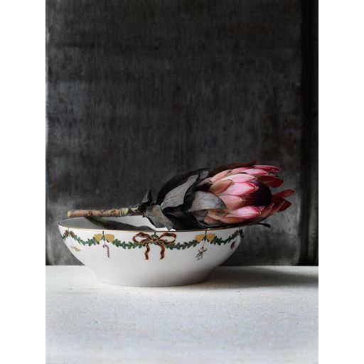 Royal Copenhagen Stjerne Riflet Jul Skål, Ø25 cm