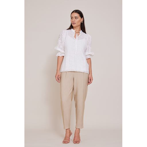 Bruuns Bazaar CindySus Dagny Bukser, Beige Melange, 40