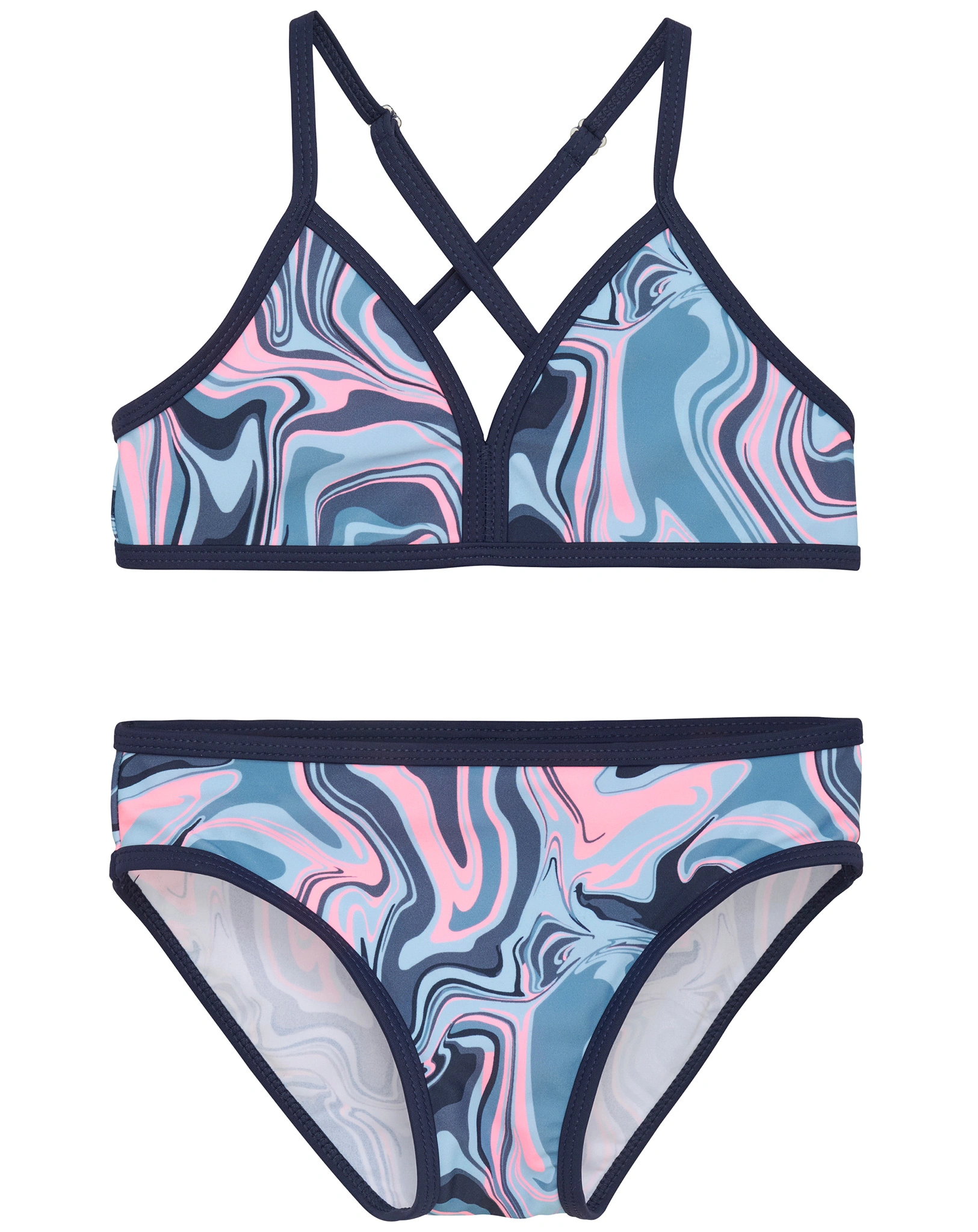 Bikini MARBLE in cerulean