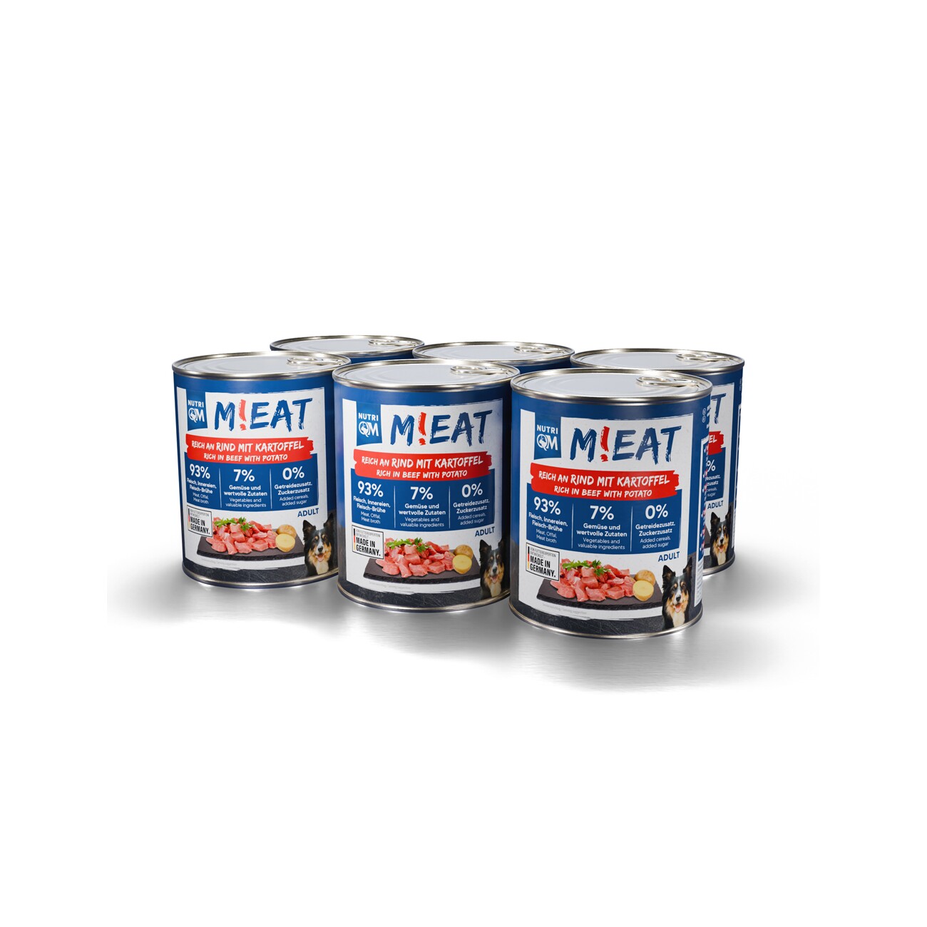 NutriQM Nassfutter Rind und Kartoffel