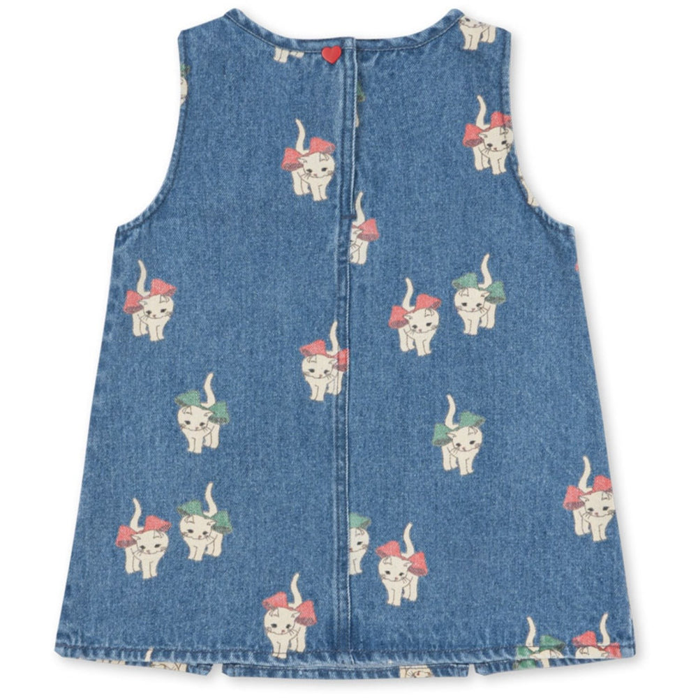 Køb Konges Sløjd Bow Kitty Denim Magot Kjole Gots