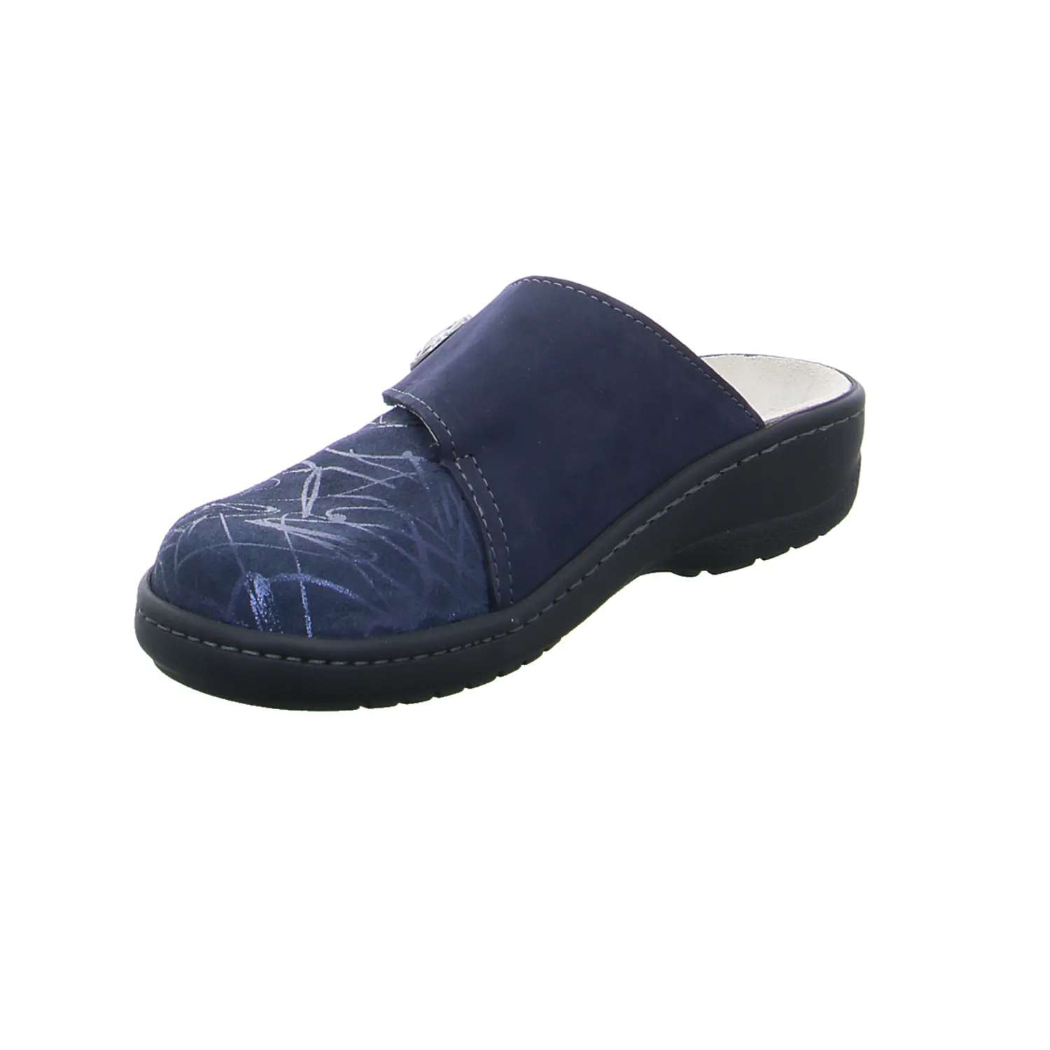 COLLECTION CHRISTA PFAFF Hausschuh Blau Leder