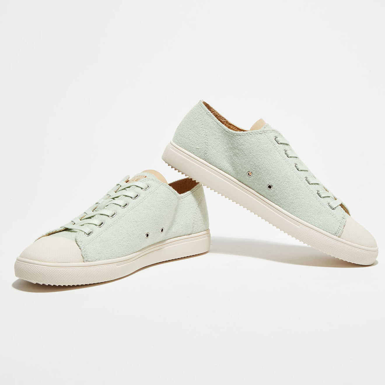 Clae Sneakers Herbie Textile vert clair