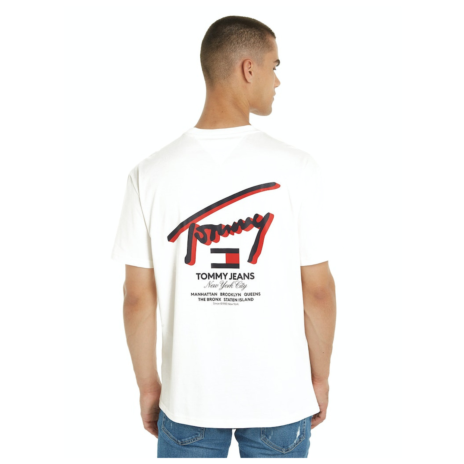 Tommy Jeans TJM REG 3D STREET SIGNTR TEE E