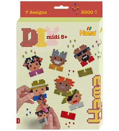 Hama Midi Perler - 2000 stk. - DIY Oph?ng