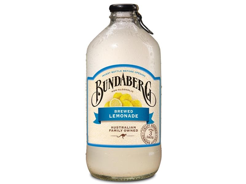 Bundaberg Soft-Drinks Brewed Lemonade 4 x 0.375 l Kohlensäurehaltiges Erfrischungsgetränk mit Zitronengeschmack