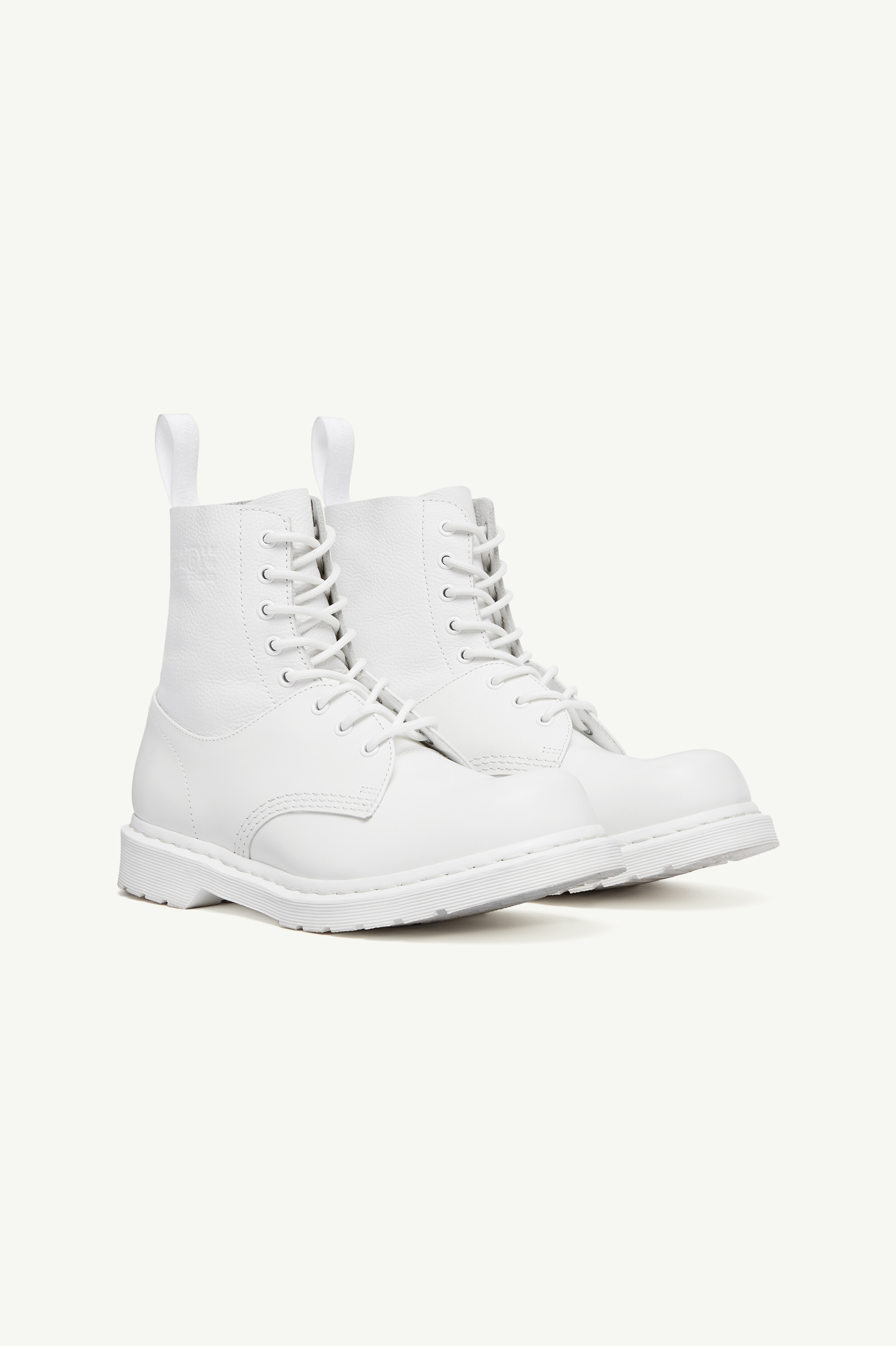 Bottes MM6 X Dr. Martens en cuir de veau pour femme | MM6