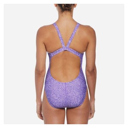 Maillot de Bain Femme Nike Fastback 1 Pièce Space Violet