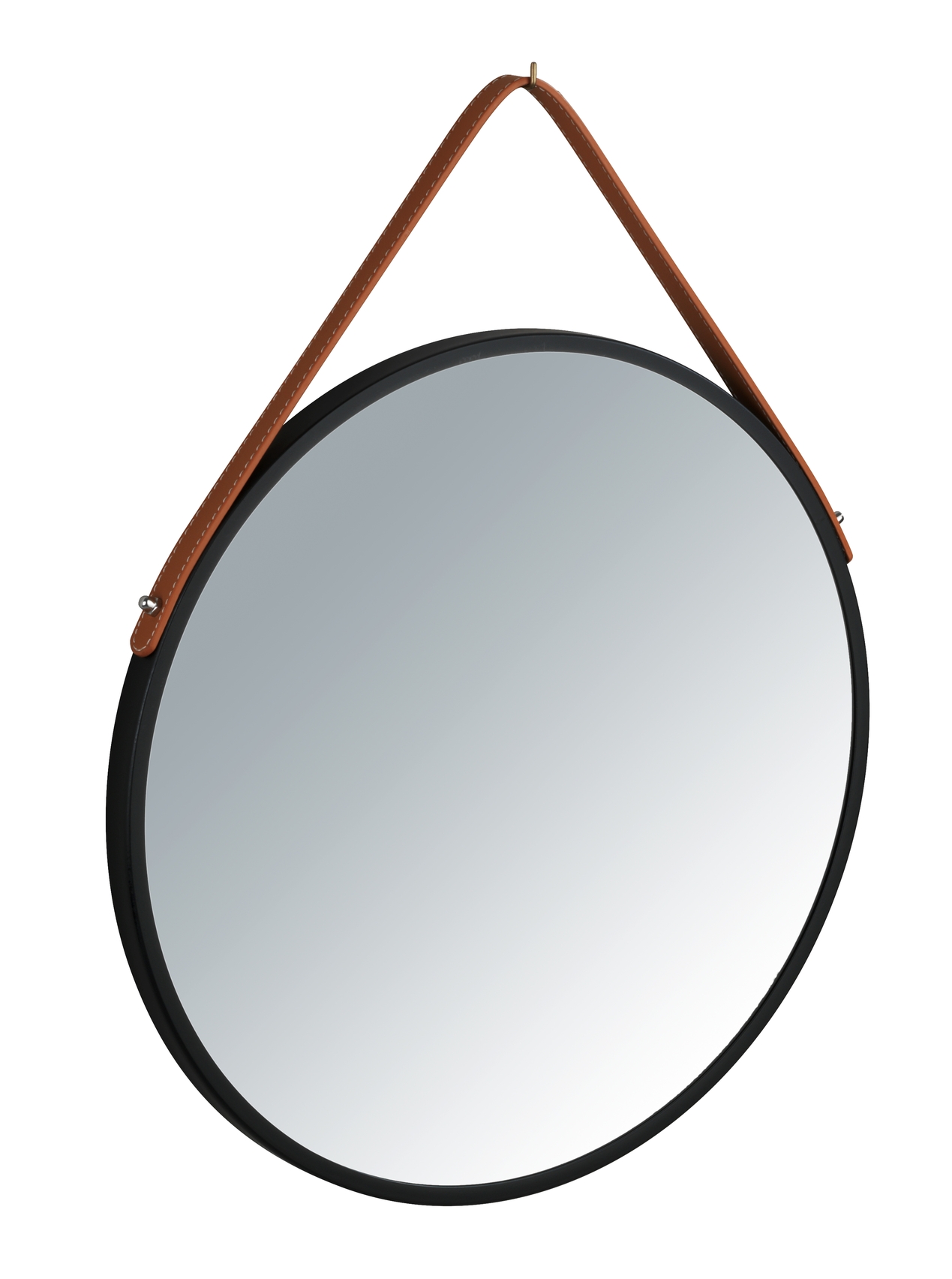 Wenko Borrone opmaakspiegel wand ø40cm zwart