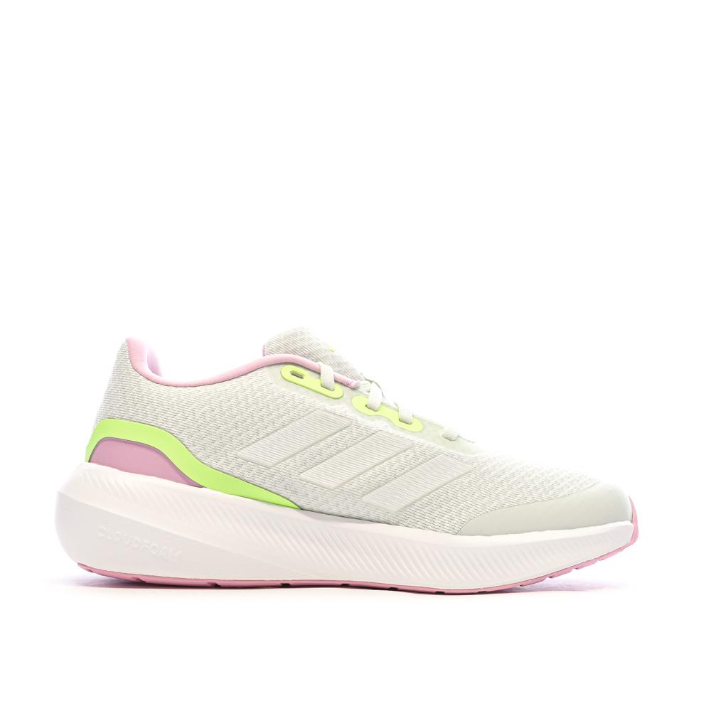 Adidas Chaussures de running Blanches/Roses Fille Adidas Runfalcon