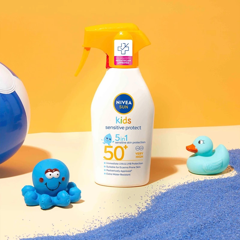 Nivea Sun Kids Sensitive Protect 5-In-1 Spray SPF 50+ - 270 ml