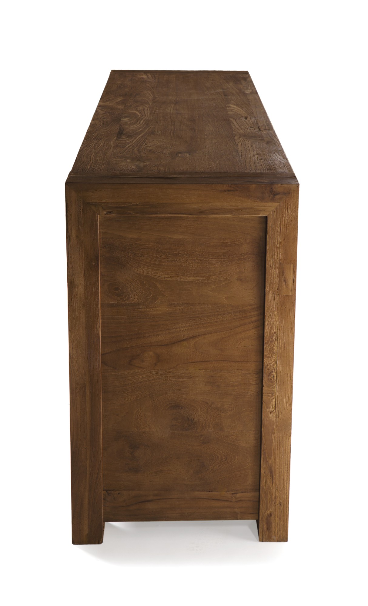 Sideboard, 2 Türen, 3 Schubladen, braun, T 50 cm, B 200 cm, H 85 cm von fischer's lagerhaus